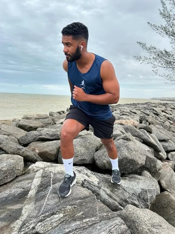 Regata Masculina Running High Performance - Imagem 1