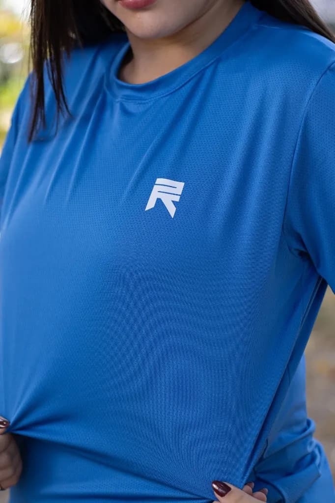 Camiseta Dry Fit Masculina Azul Royal R2P - Imagem 1